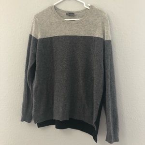 Vince cashmere color block sweater